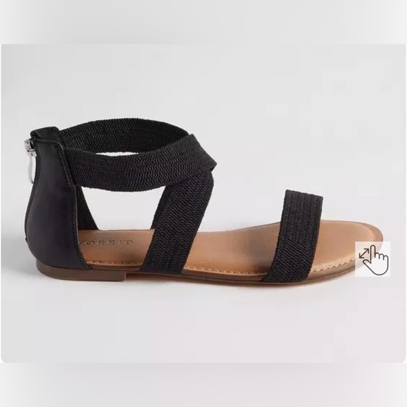 Torrid Stretch Band Ankle Sandal size 8ww - Picture 2 of 8